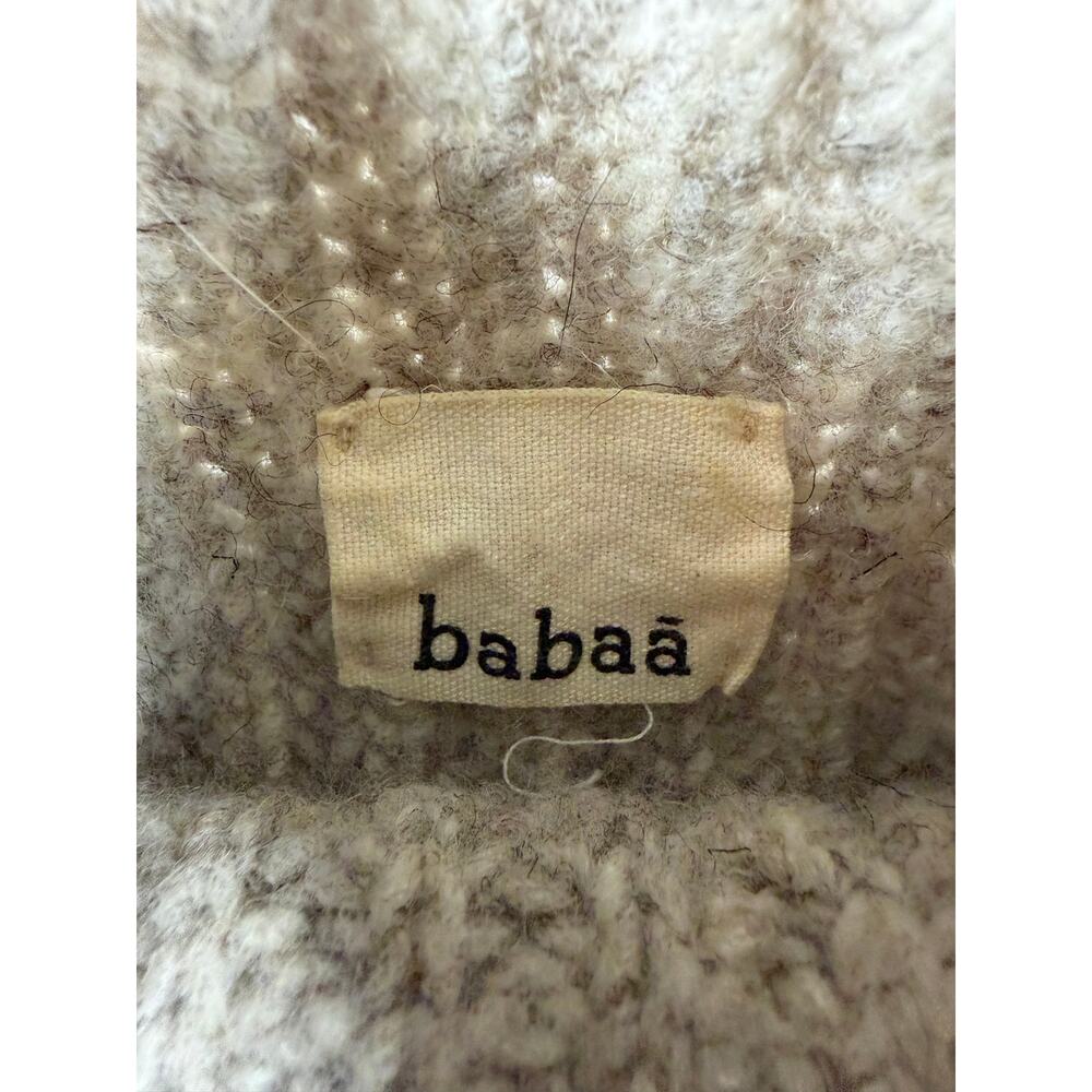 Babaa No12 Mist Eco Spanish Wool Oversized Sweater One Size - Picture 9 of 14